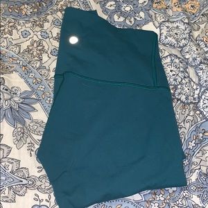 Greenish Blue Lulu Wunder Under Leggings